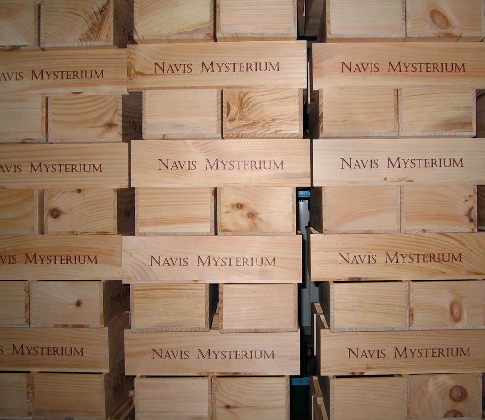 Sitotisak na drvene kutije Navis Mysterium
